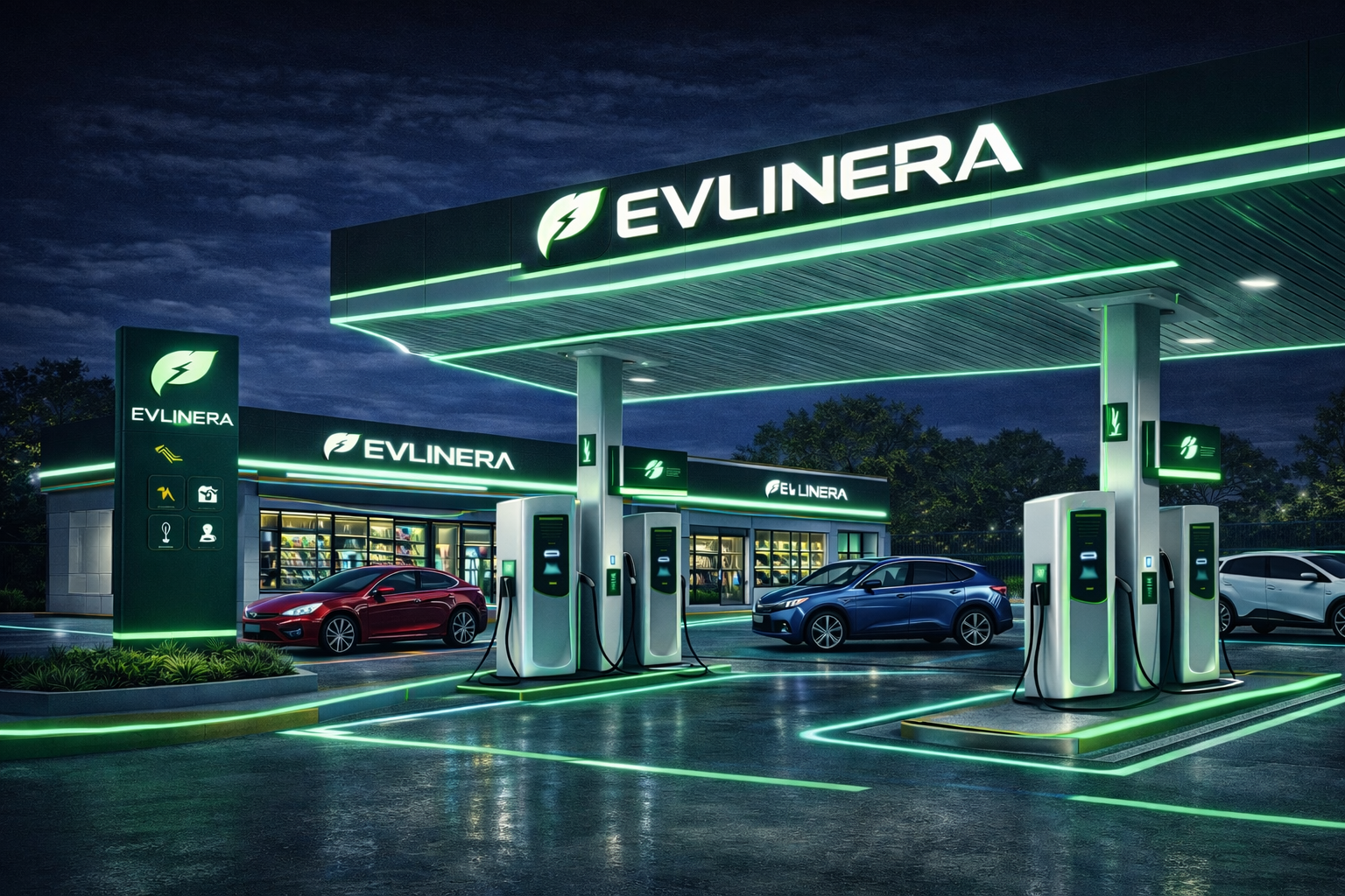 Render nocturno EVLINERA